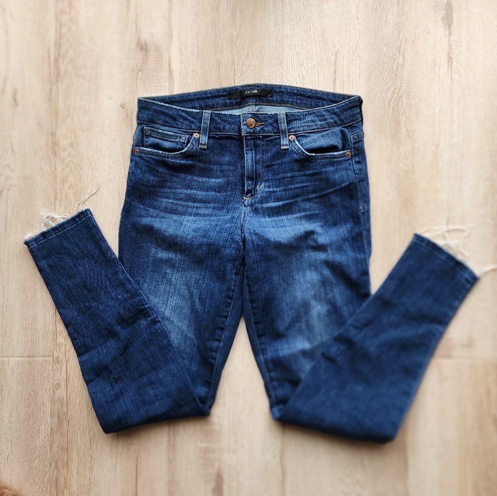 JOES Womens Skinny Ankle Dark Wash Denim Jean's Size 27